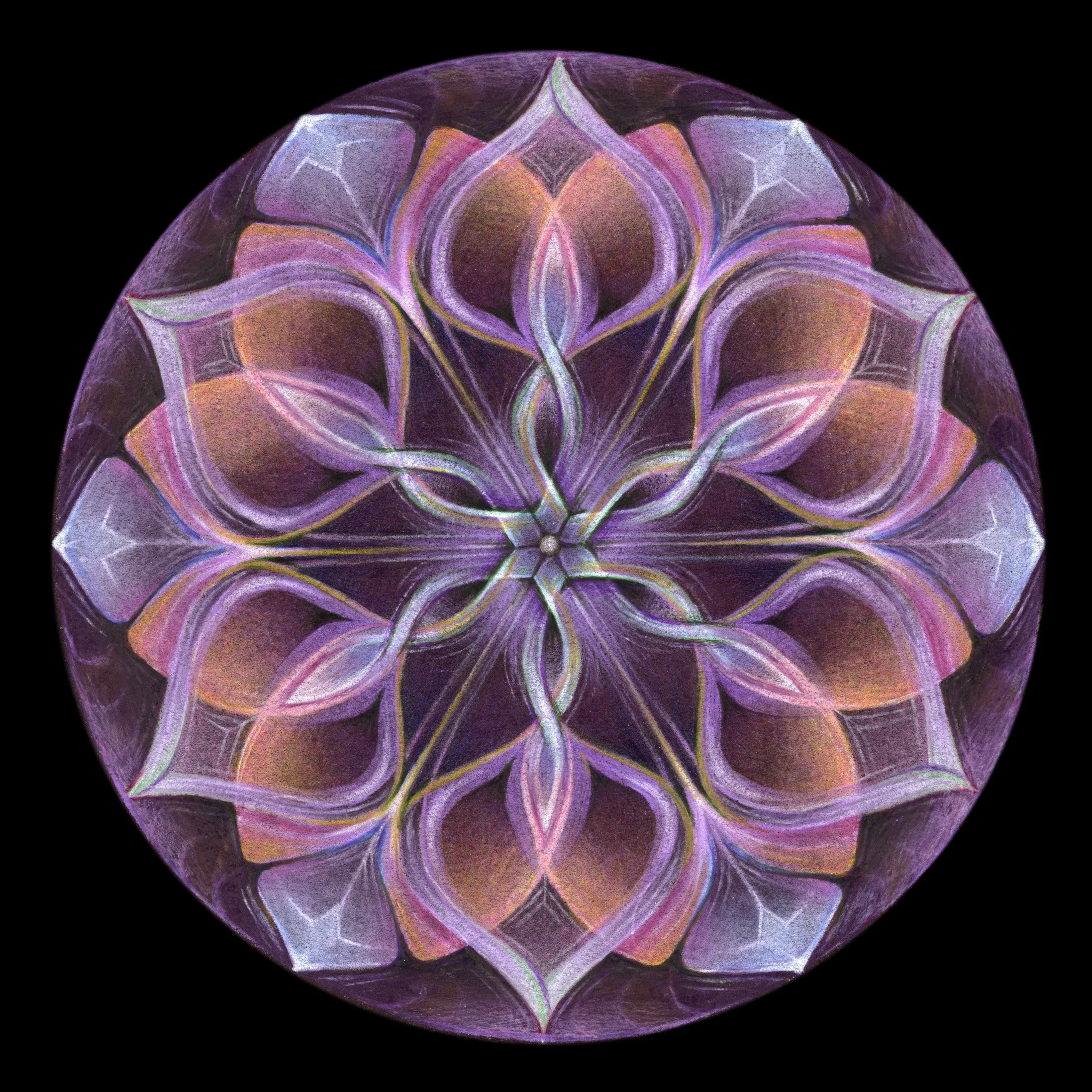 Mandalas on Black — Maja Apolonia Rodé